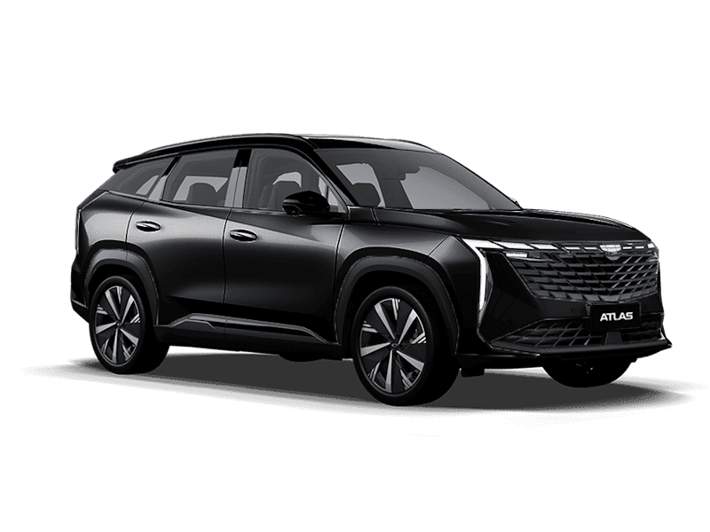 Geely Atlas New — Unbounded Black / Черный металлик