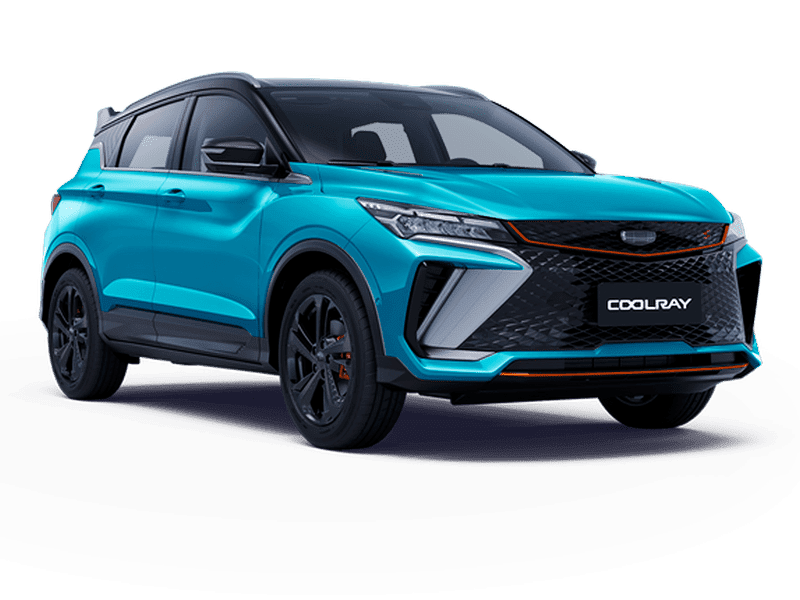 Geely Coolray New — Голубой металлик