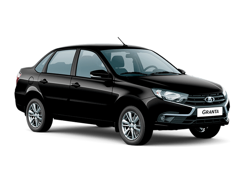 Lada Granta Седан — Черный "Пантера" (672)